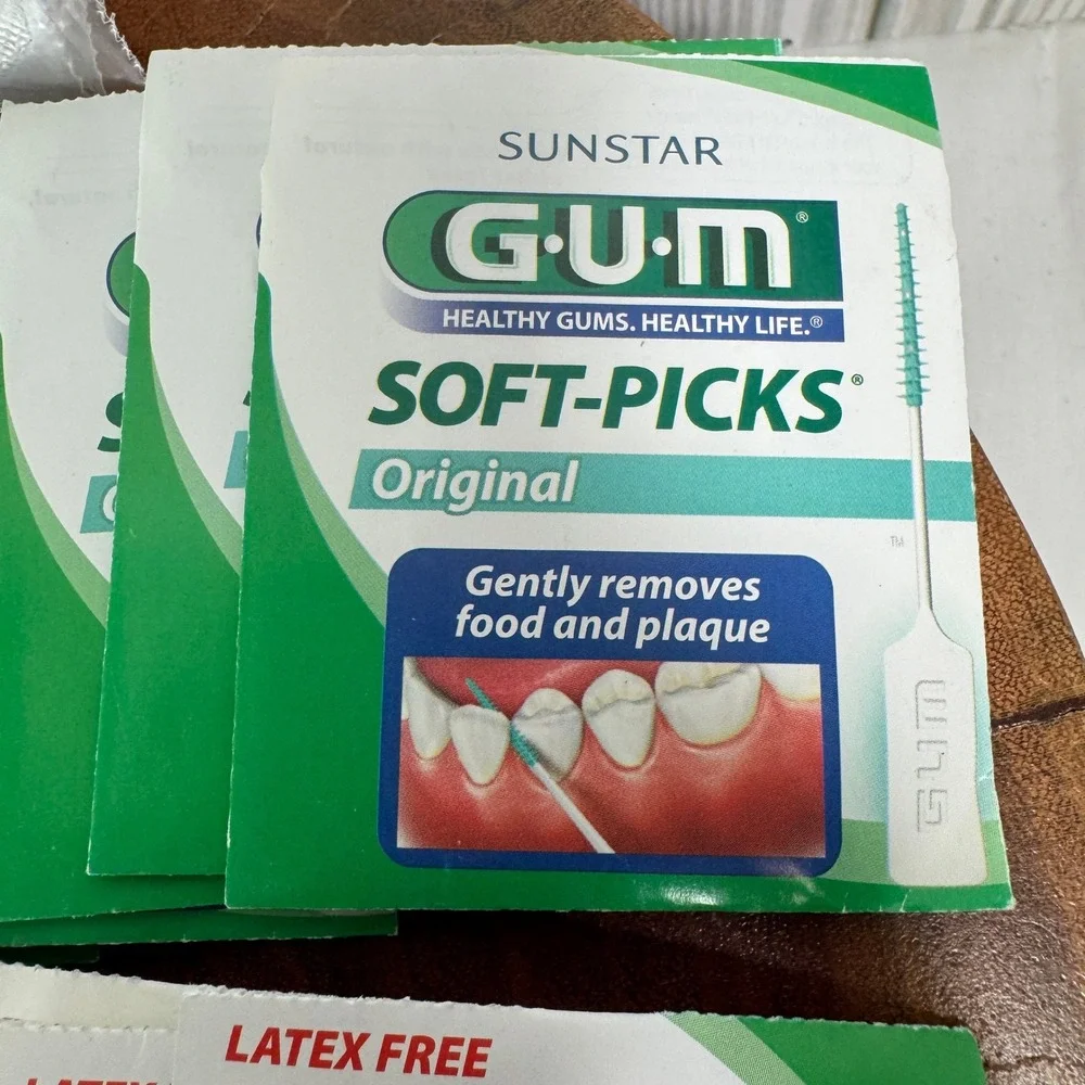 Sunstar GUM Soft-Picks Dental‎ Picks Bulk Lot On-the-Go Original Advanced 35 Pks